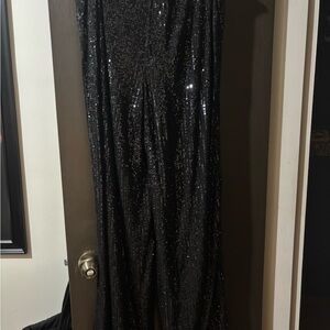 Black Sequin Pants